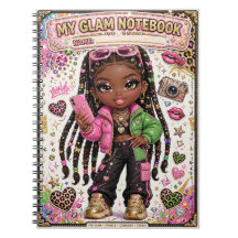 Cahier Poupée Glam Y2K pour adolescentes