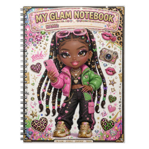 Cahier Poupée Glam Y2K pour adolescentes