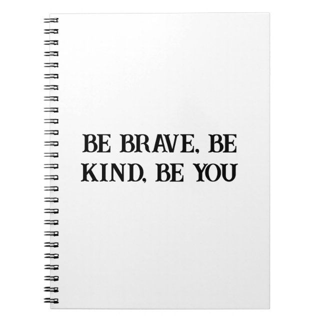 Cahier pour enfants courageux et gentils (Devant)