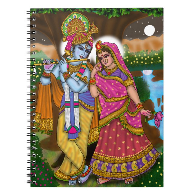 Cahier Radha Krishna (Devant)