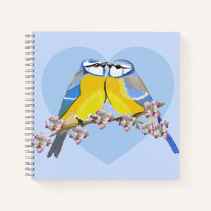 Cahier romantique d'oiseaux, Cyanistes Caeruleus