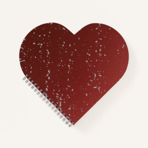 Cahier Rouge Ombre à Taches Grises – Journal de St