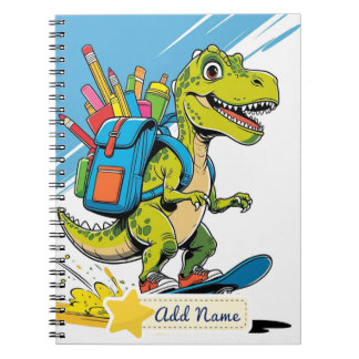 Cahier Scolaire Modifiable Dinosaure
