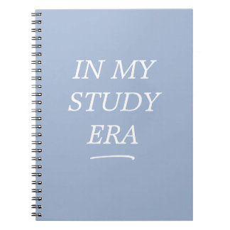 Cahier Spirale Bleu De Mon Ère D'étude