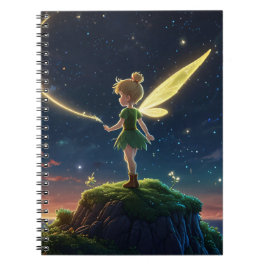 Cahier Spirale Fée au Clair de Lune