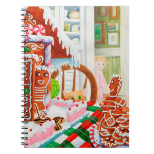Cahier Spirale GINGERBREAD SURPRISE 6,5x8,75