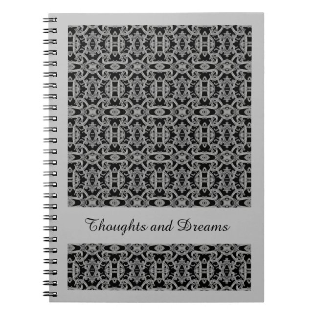 Cahier Spirale GOTHIC 6,5x8,75 / Gris (Devant)
