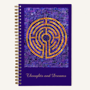 Cahier Spirale LABYRINTHE MOSAÏQUE 5,5x8,5