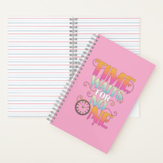 Cahier Spirale Motivationnel 'Le Temps N'attend Pe