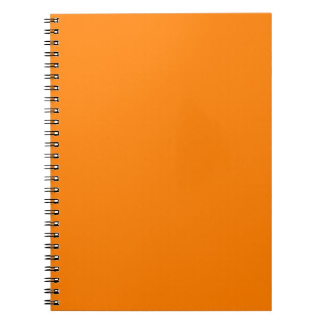 Cahier Spirale Orange (Devant)