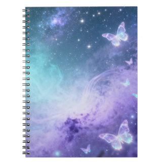 Cahier Spirale Papillon Céleste
