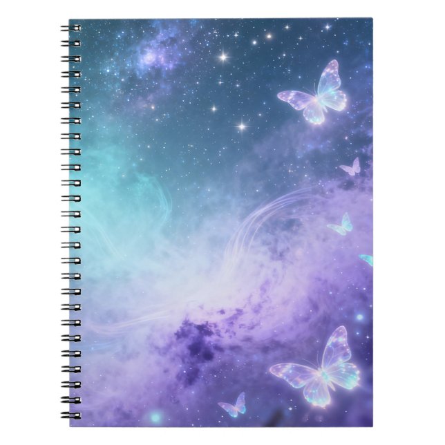 Cahier Spirale Papillon Céleste (Devant)