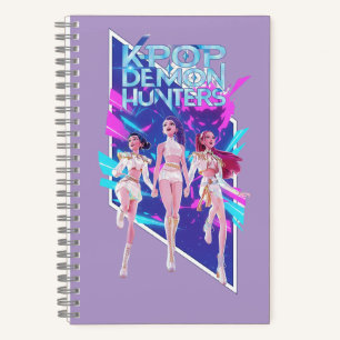 Cahier spiralé pour groupe d'idoles d'anime K-Pop