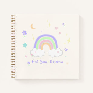 Cahier Spirale Rêves Arc-en-ciel Pastel