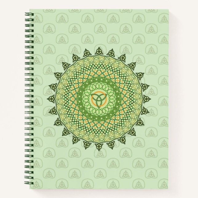 Cahier spiralé Saint-Patrick celtique (Devant)