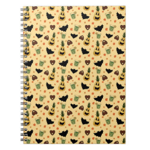 Cahier spiralé tropical effrayant