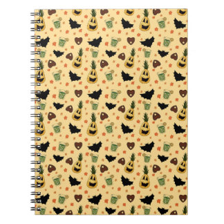 Cahier spiralé tropical effrayant