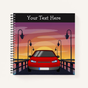Cahier Sunset Drive - Joli Journal de Road Trip