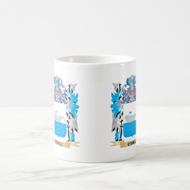 Cahill Wappen - Familienwappen Kaffeetasse (Mittel)