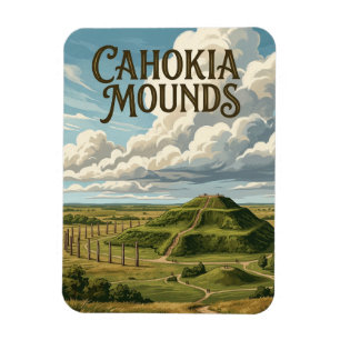 Cahokia Mounds Magnet