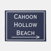 Cahoon Hollow Beach Wellfleet MA Doormat
