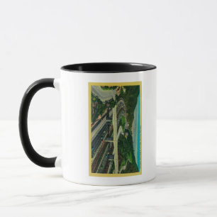 Cahuenga Autobahn, Zugang nach Hollywood Tasse