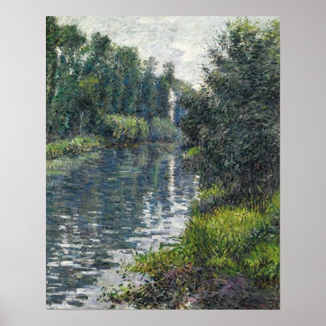 Caillebotte - Der kleine Arm der Seine Poster (Vorne)