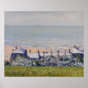 Caillebotte - Die Dächer des Hotels Des Roches N.. Poster
