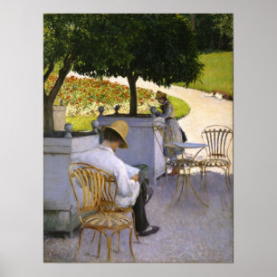 Caillebotte - Die Orangenbäume Poster