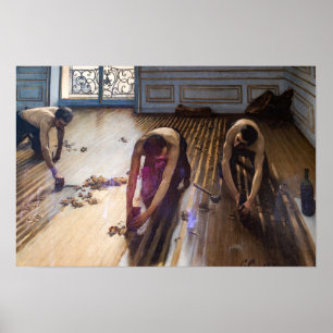 Caillebotte - Raboteurs De Parquet 1875 Poster