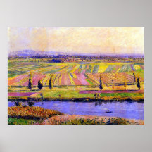 Caillebotte's La Plaine de Gennevilliers