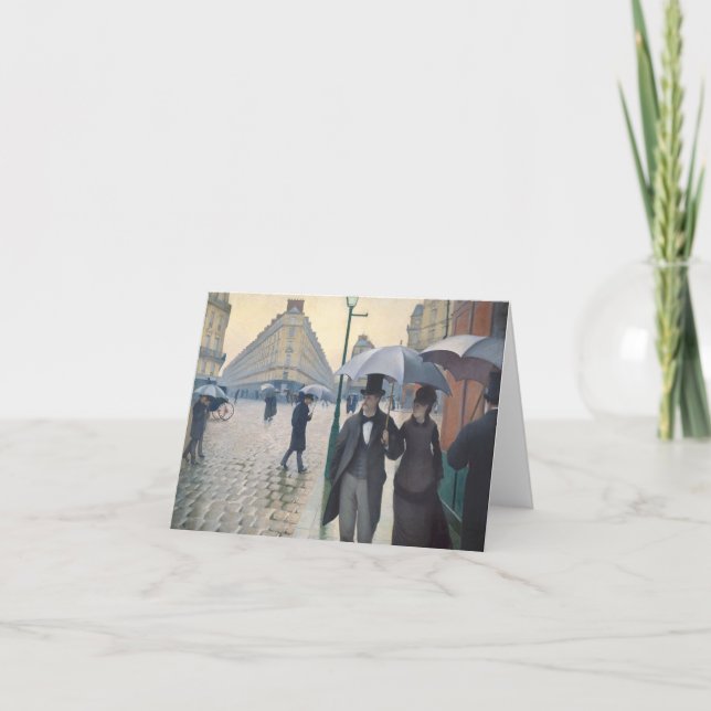 Caillebottes Ruede Paris, Temps de Pluie (Vorderseite)