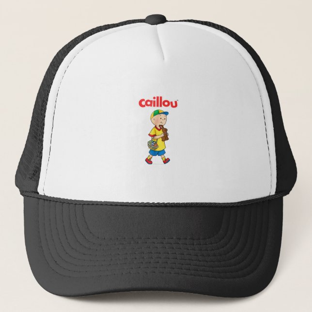 Caillou Childs T Shirt - Easter Truckerkappe (Vorderseite)