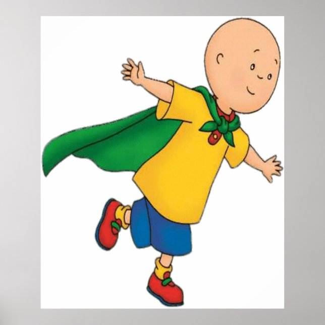 Caillou Flying Poster (Vorne)