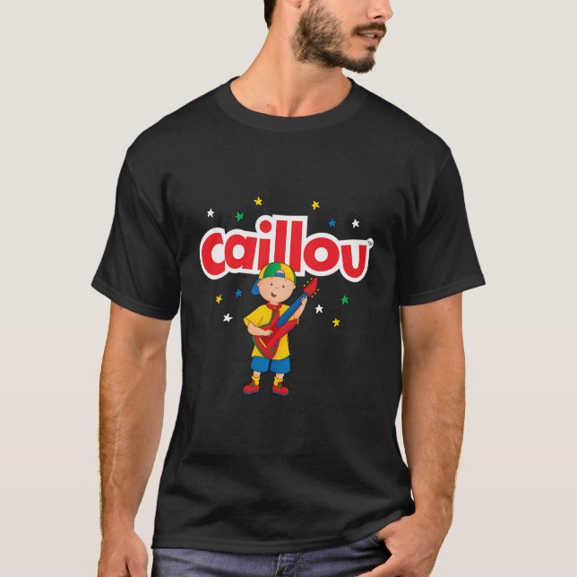 Caillou Plays Guitar T-Shirt (Vorderseite)