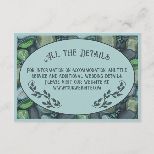 Cailloux d'eau - carte d'enceinte (Devant)