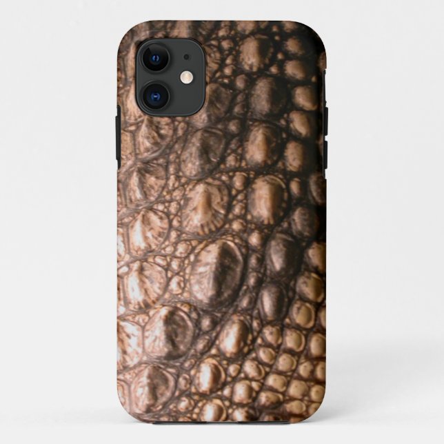 Caiman Crocodile peau Reptile iPhone 5 Coque (Dos)
