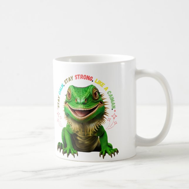 "Caiman Power - Restez forte Mug (Droite)