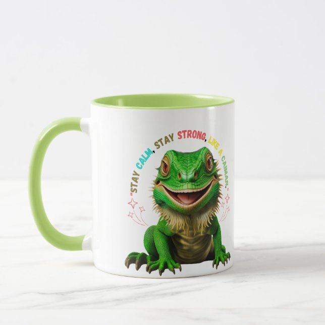 "Caiman Power - Restez forte Mug (Gauche)