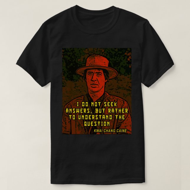 Caine kung fu 70er Serie T-Shirt (Design vorne)