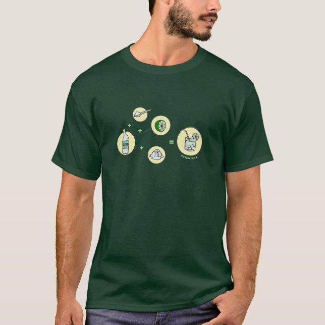 Caipirinha drink, Brasilien, T-Shirt (Vorderseite)