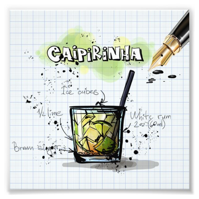 Caipirinha Fotodruck (Vorne)