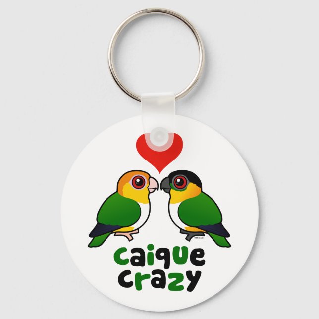 Caique Crazy Schlüsselanhänger (Vorderseite)
