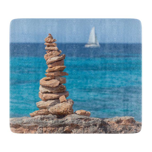Cairn im Mittelmeer Schneidebrett (Vorderseite)