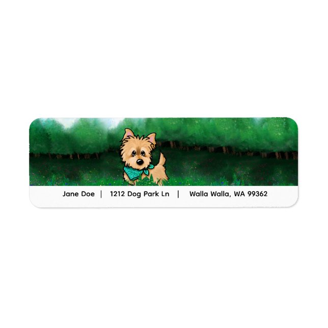 Cairn Terrier Adresse (Vorne)