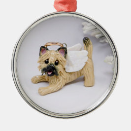 Cairn Terrier Angel Christmas Ornament Aus Metall
