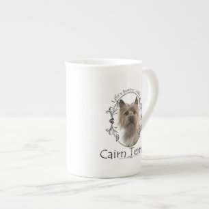 Cairn Terrier Bone China Tasse