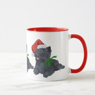 Cairn Terrier Christmas Tasse