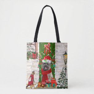 Cairn Terrier Dog Christmas Tasche