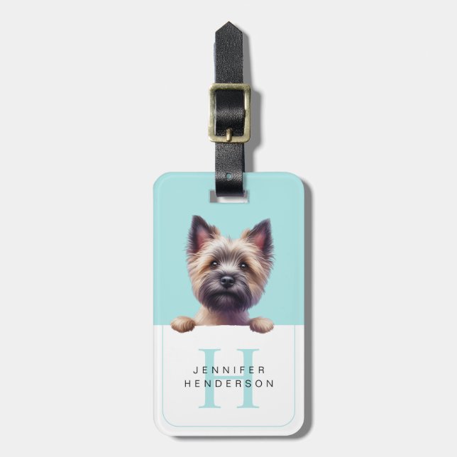 Cairn Terrier Dog Gepäckmarken Gepäckanhänger (Vorderseite vertikal)